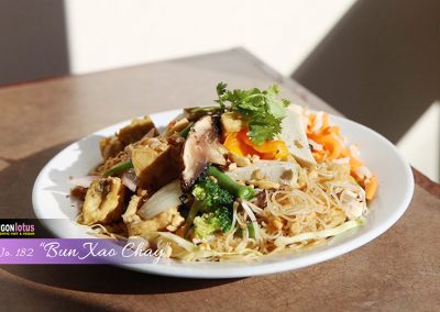 Stir Fried Vermicelli with Tofu and Mixed Vegetables