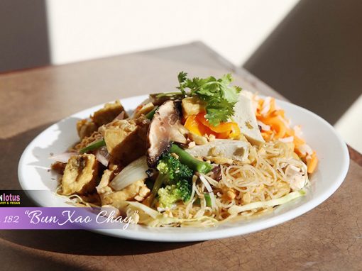 Stir Fried Vermicelli with Tofu and Mixed Vegetables